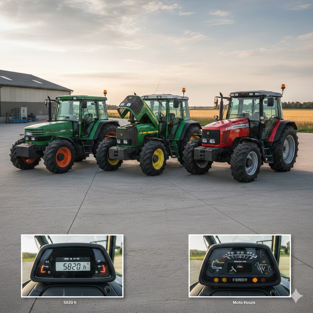 Naudotų traktorių palyginimas: techninės galimybės ir eksploatacija