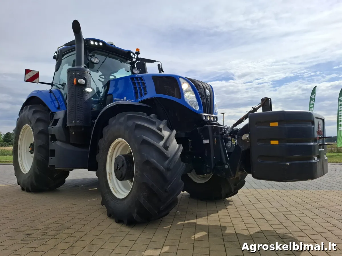 New Holland T8.410 + visi dubliai - Traktoriai nuotrauka 2