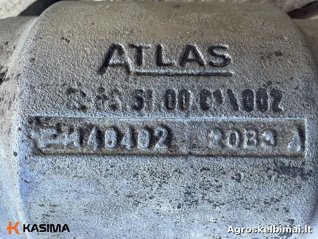 Parduodama Atlas 1604 hidraulinis rotatorius - Statybinė technika nuotrauka 4
