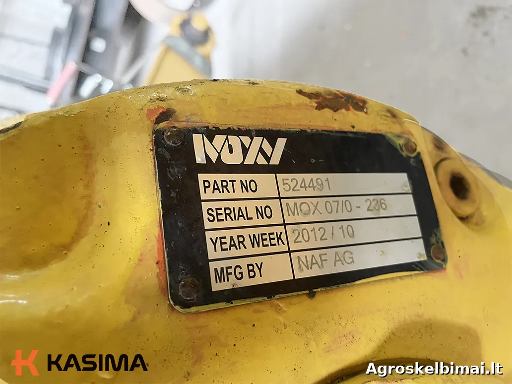 Parduodama Moxy MT31 priekinio rato stebulė - Statybinė technika nuotrauka 4