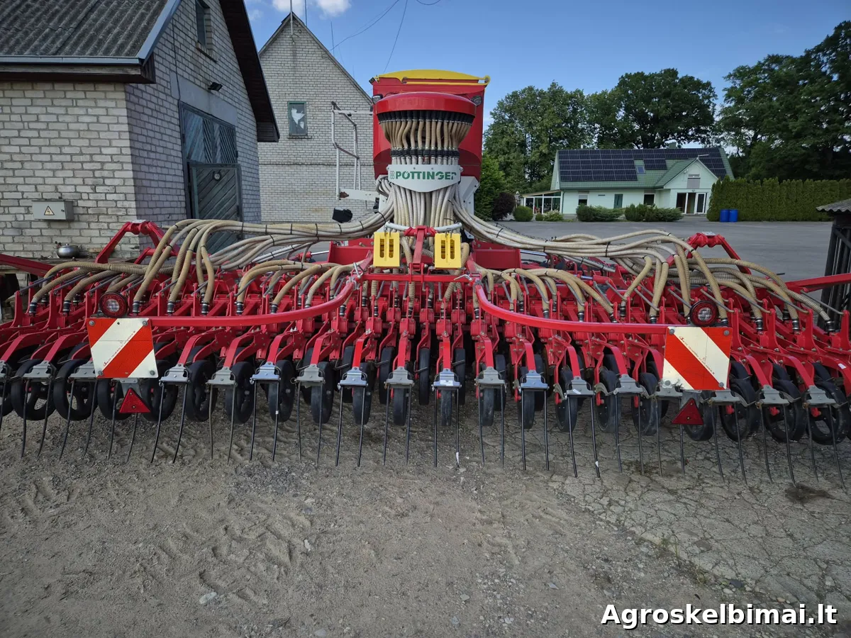 Parduodama sėjamoji Pöttinger Terrasem V6000 DZ (Fertilizer) - Technika, Kaunas