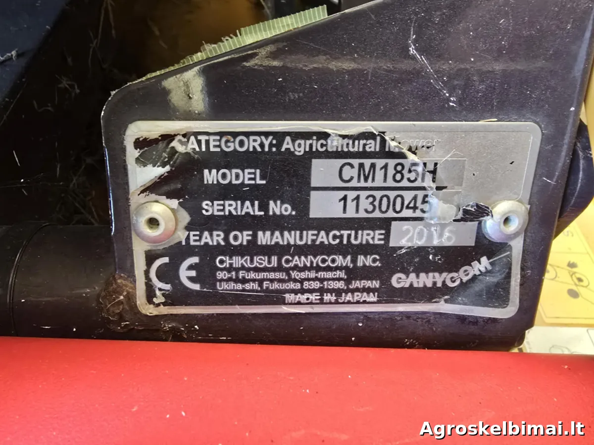 Parduodama žoliapjovė Canycome CM185H - Padargai nuotrauka 9