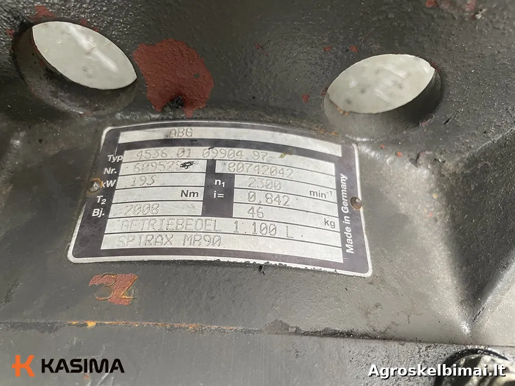Parduodamas ABG 325 hidraulinio siurblio paskirstymo reduktorius - Statybinė technika nuotrauka 4