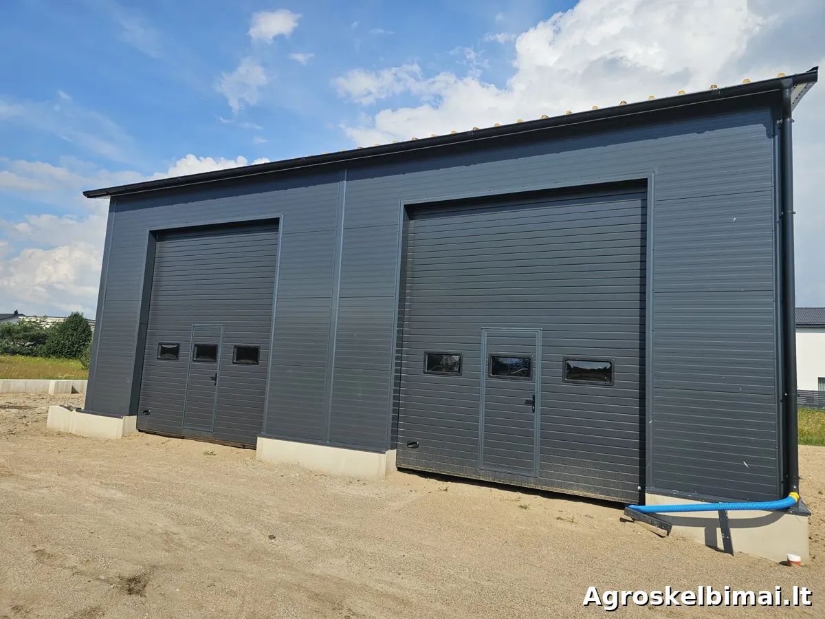 Parduodamas angaras 12x12 m (148m2)  - Nekilnojamasis turtas nuotrauka 2