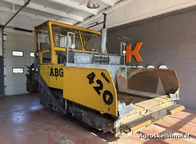 Parduodamas Asfalto klotuvas ABG TITAN 420 atsarginėms dalims (1986) - Statybinė technika, Telšiai