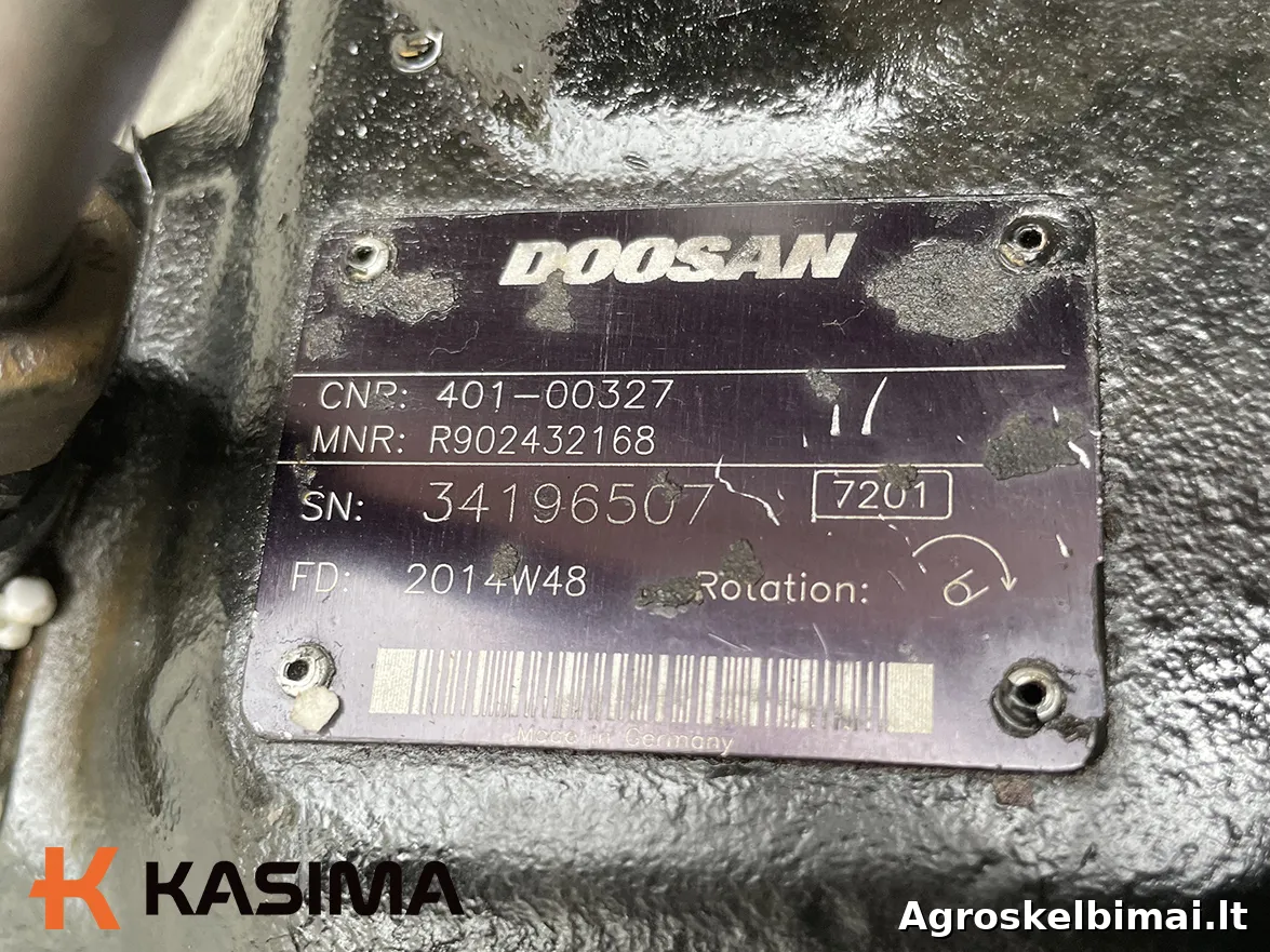 Parduodamas Bobcat E85 Rexroth hidraulinis siurblys - Statybinė technika nuotrauka 6