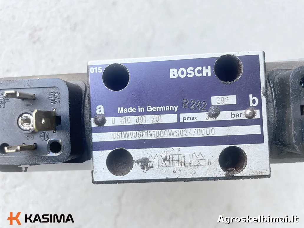 Parduodamas „Bosch“ krypties valdymo vožtuvas - Statybinė technika nuotrauka 5