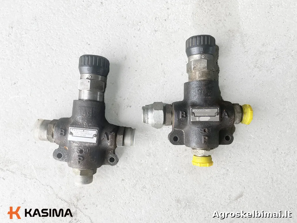 Parduodamas „Bucher Hydraulics“ srauto reguliavimo vožtuvas