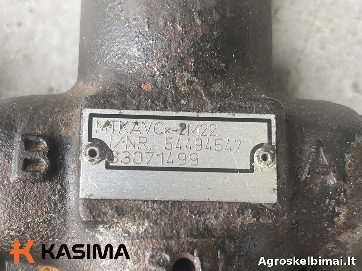 Parduodamas „Bucher Hydraulics“ srauto reguliavimo vožtuvas - Statybinė technika nuotrauka 4
