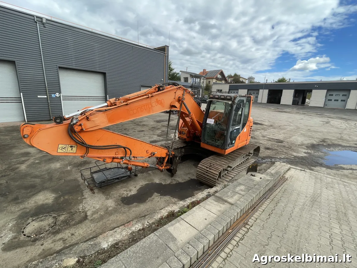 Parduodamas dalimis ekskavatorius Doosan DX140LCR-3 (2015m) - Statybinė technika, Telšiai