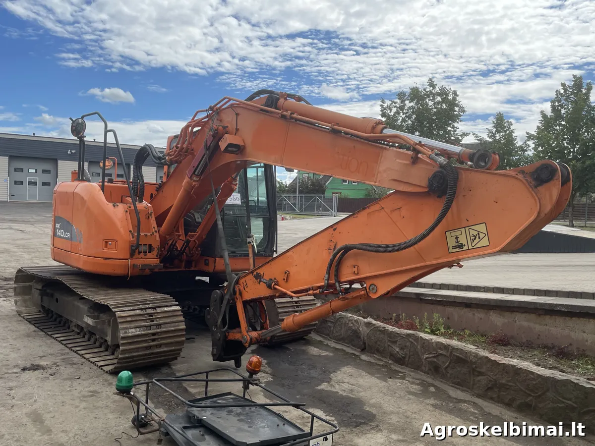 Parduodamas dalimis ekskavatorius Doosan DX140LCR-3 (2015m) - Statybinė technika nuotrauka 5
