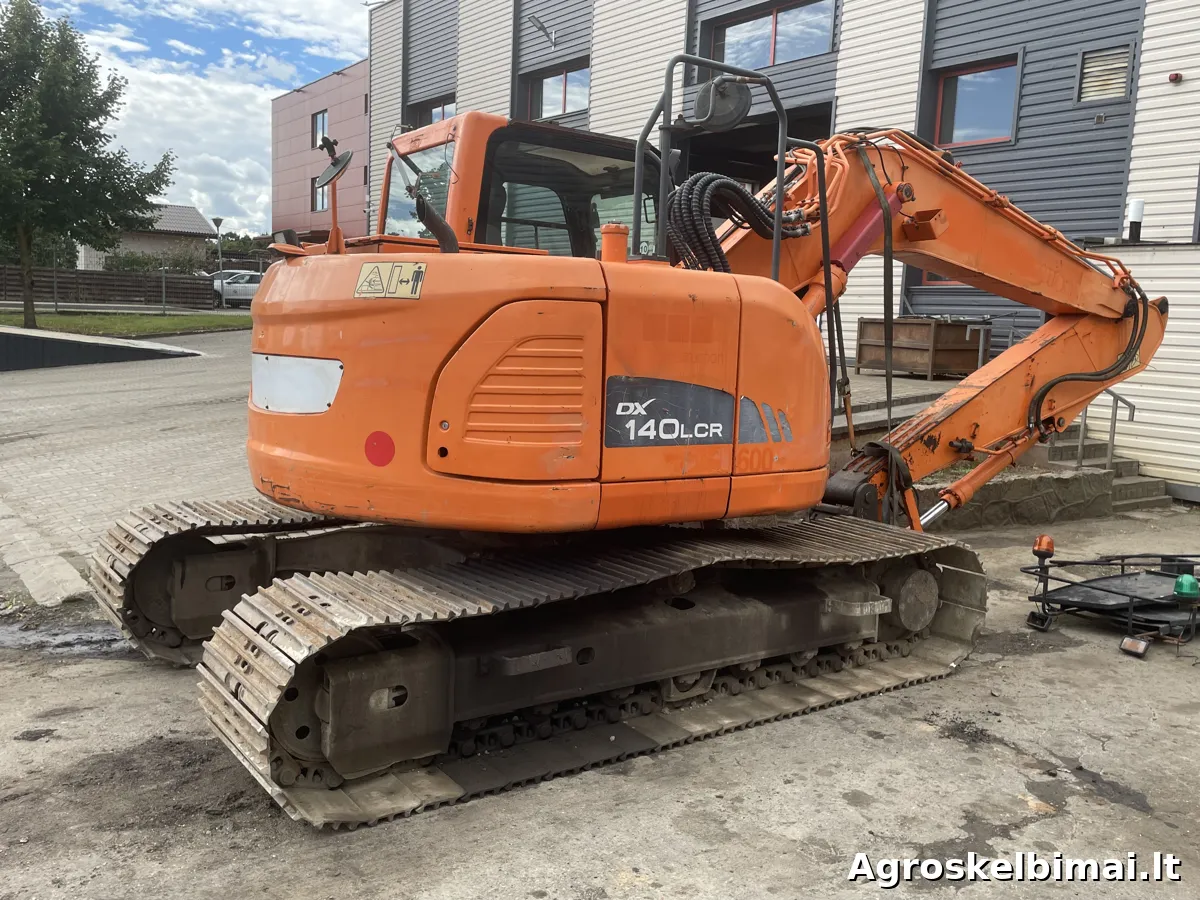 Parduodamas dalimis ekskavatorius Doosan DX140LCR-3 (2015m) - Statybinė technika nuotrauka 4