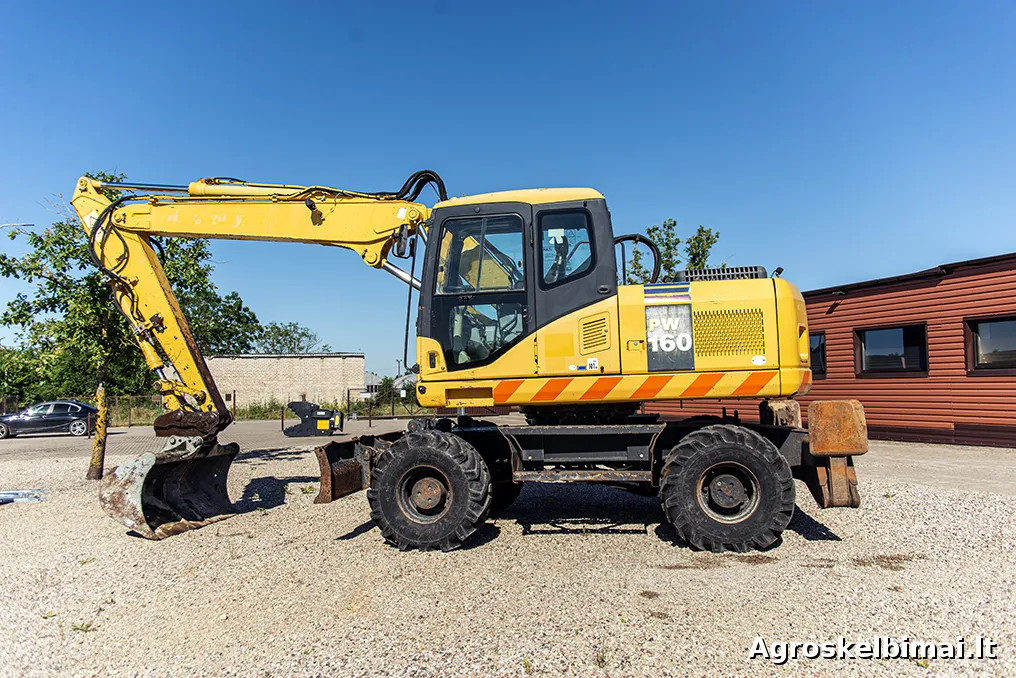 Parduodamas dalimis ekskavatorius Komatsu PW160-7 (2007m) - Statybinė technika nuotrauka 2
