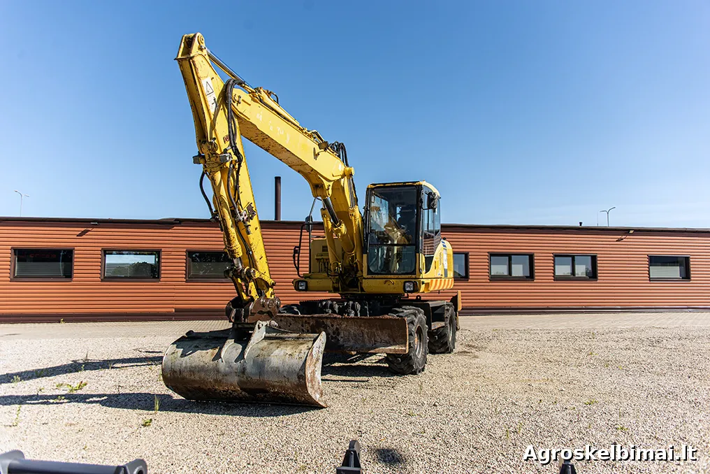 Parduodamas dalimis ekskavatorius Komatsu PW160-7 (2007m) - Statybinė technika, Telšiai