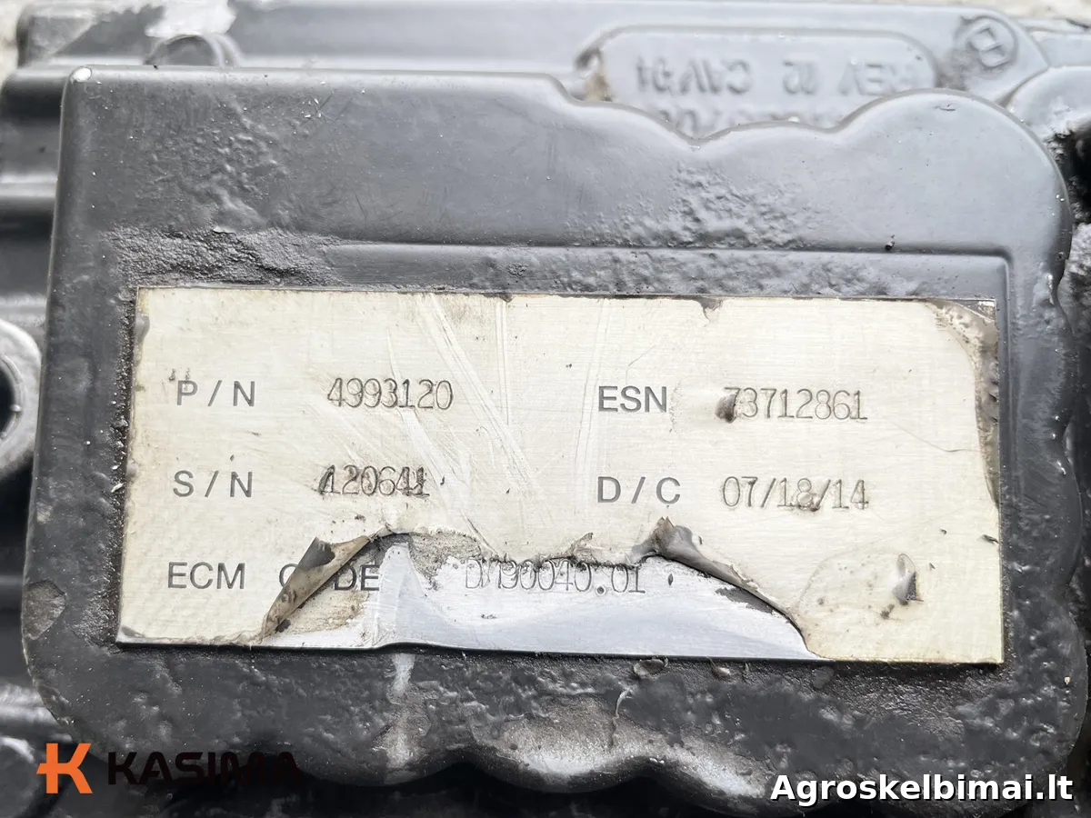 Parduodamas Doosan DX140LCR ECU valdymo blokas - Statybinė technika nuotrauka 2