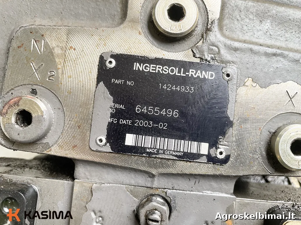 Parduodamas Ingersoll Rand hidraulinis dvigubas siurblys - Statybinė technika nuotrauka 8