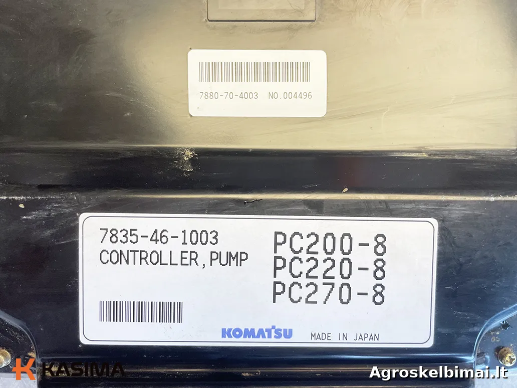 Parduodamas „Komatsu PC210LC“ siurblio valdiklis - Statybinė technika nuotrauka 4