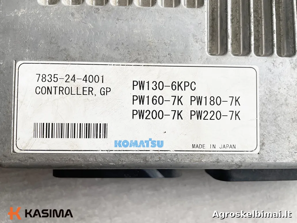Parduodamas Komatsu PW160 ECU valdymo blokas - Statybinė technika nuotrauka 6