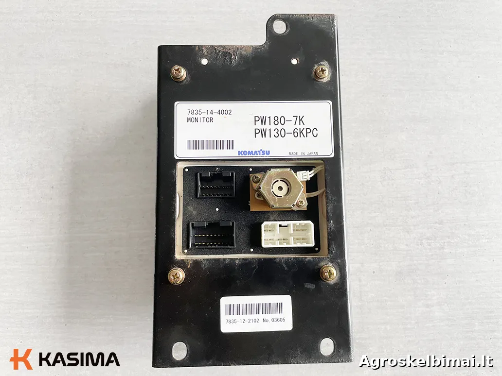 Parduodamas Komatsu PW160 monitorius - Statybinė technika nuotrauka 4