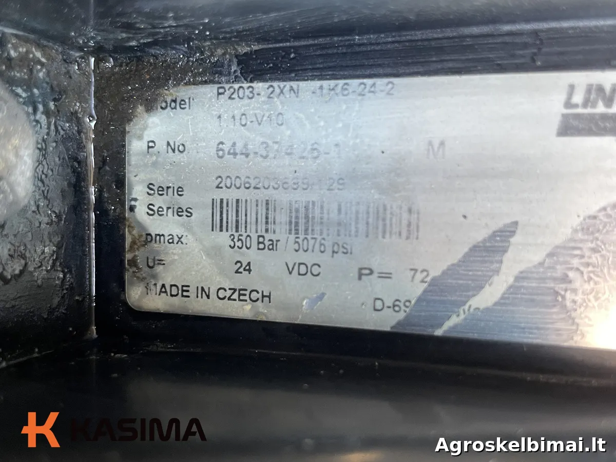 Parduodamas Komatsu PW160 tepimo sistema - Statybinė technika nuotrauka 5