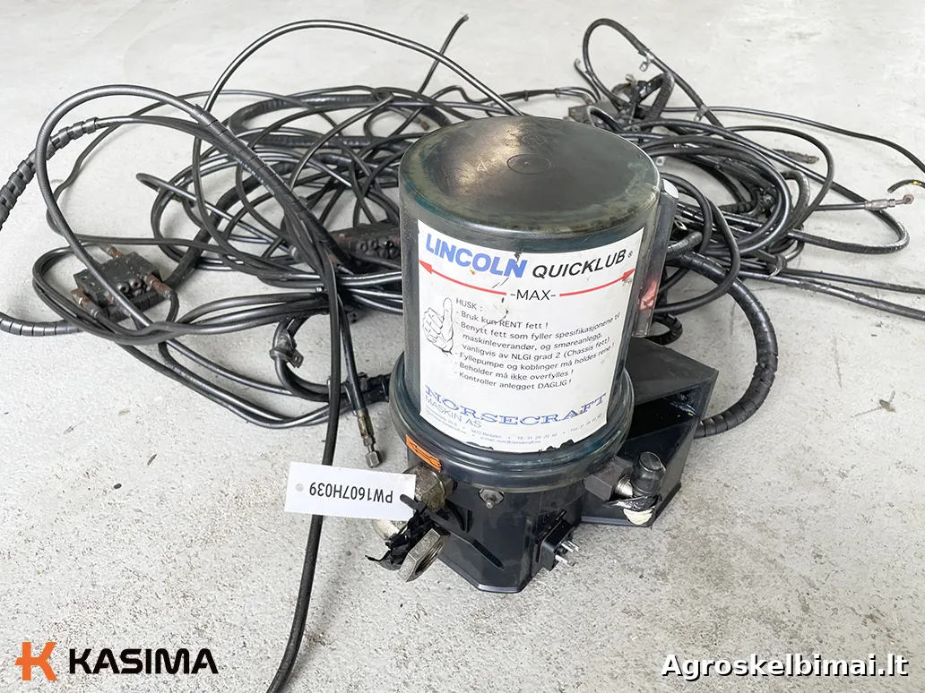 Parduodamas Komatsu PW160 tepimo sistema - Statybinė technika, Telšiai