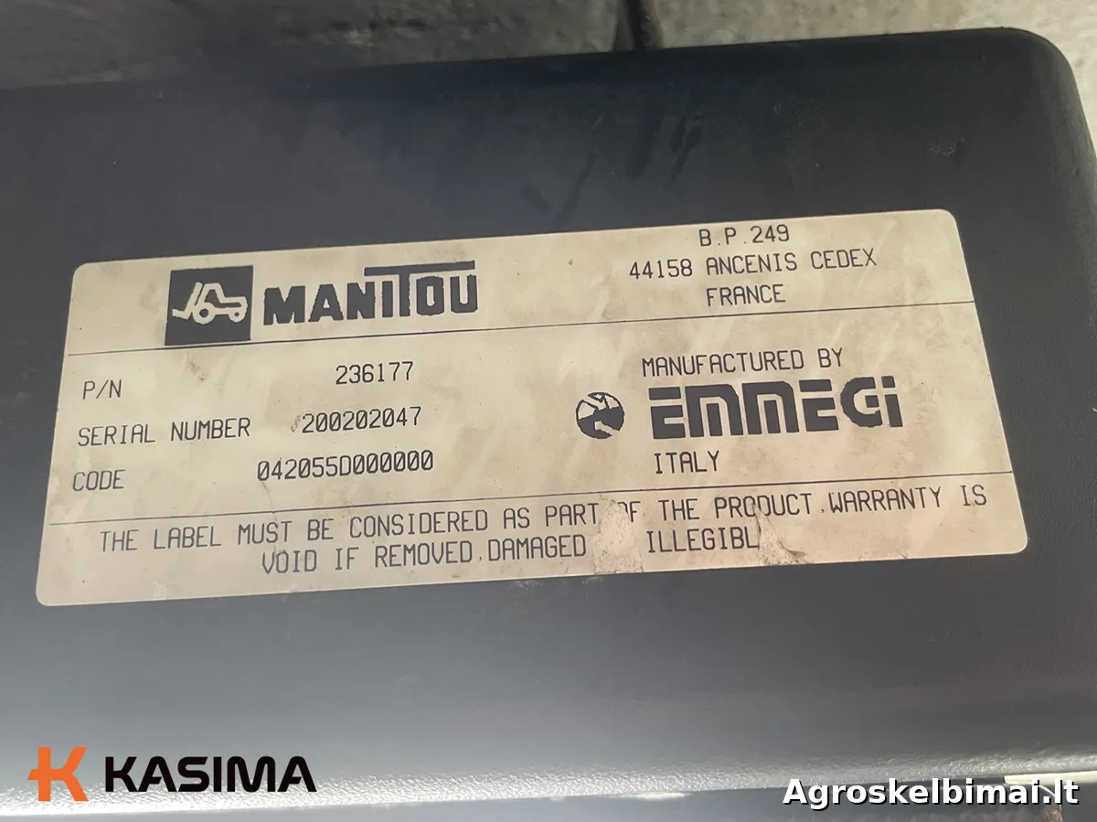 Parduodamas Manitou MLT633 radiatorius(vanduo+alyva) - Statybinė technika nuotrauka 7
