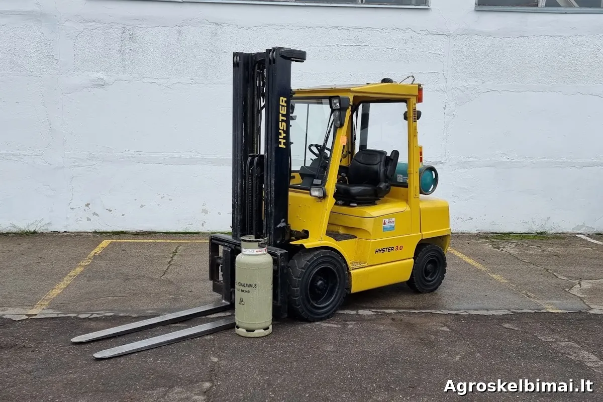 Parduodamas naudotas dujinis krautuvas HYSTER H3.00XM - pagrindinė nuotrauka