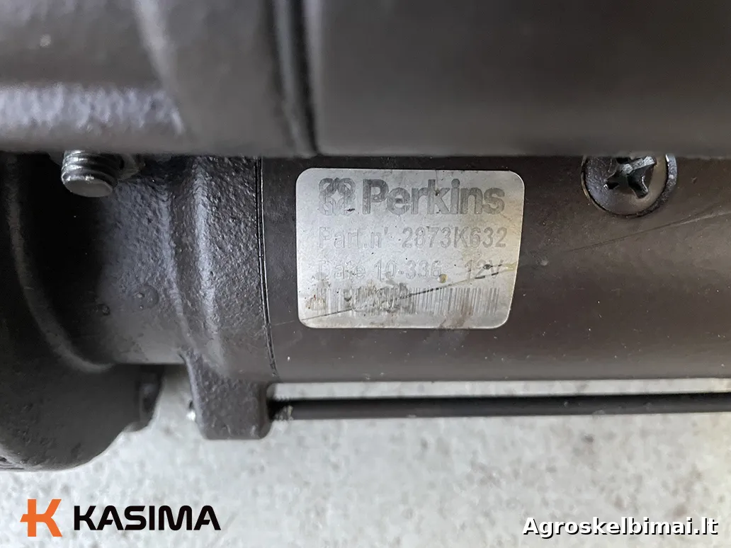 Parduodamas Perkins 12V starteris - Statybinė technika nuotrauka 5