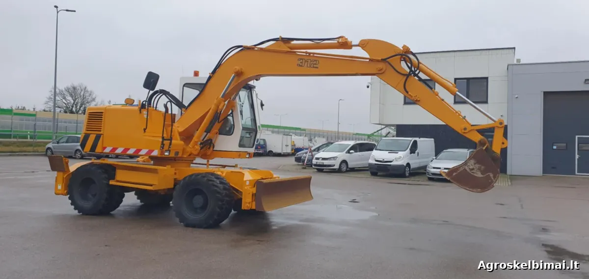 parduodamas RATINIS EKSKAVATORIUS LIEBHERR A312 - Statybinė technika nuotrauka 9