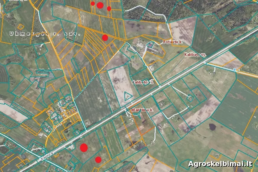 Parduodami 14 ha bendro ploto žemės sklypai Ukmergės rajone. - Nekilnojamasis turtas nuotrauka 4