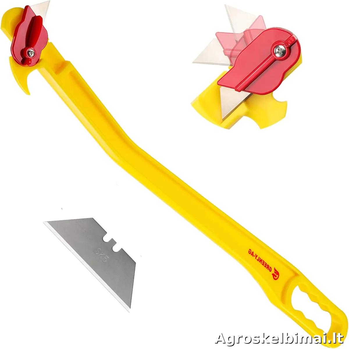 Peilis šienainio plėvelei ir tinkleliui nupjauti - nuotrauka 2