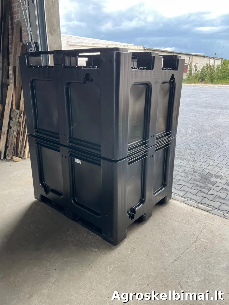 Plastikiniai konteineriai big box - 1200x1000mm 1200x800mm - nuotrauka 2
