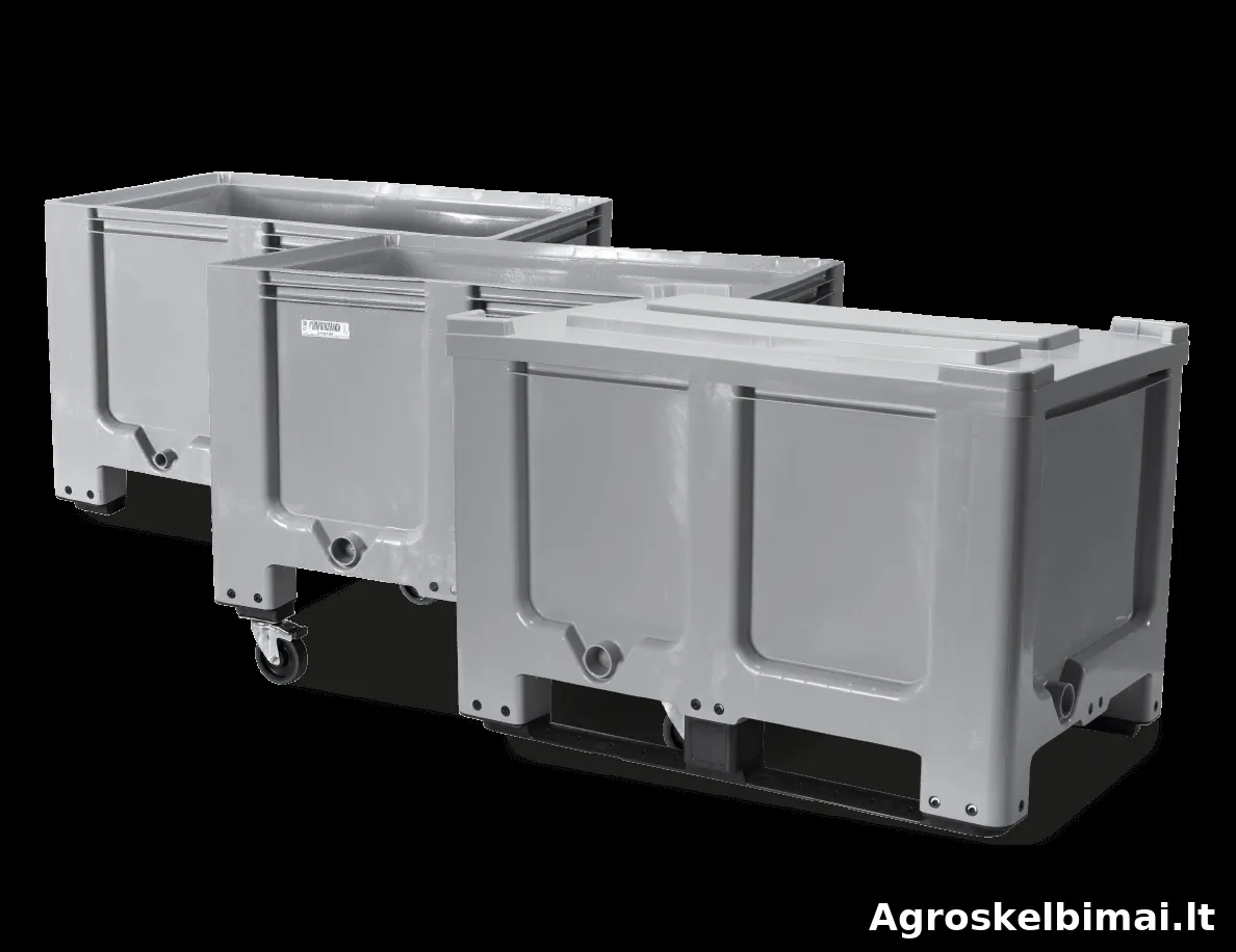 Plastikiniai konteineriai big box - 1200x1000mm 1200x800mm - nuotrauka 6