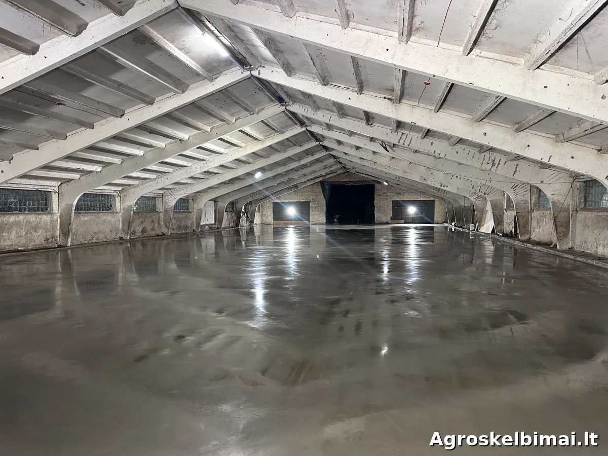 Pramoninių grindų betonavimas - pagrindinė nuotrauka