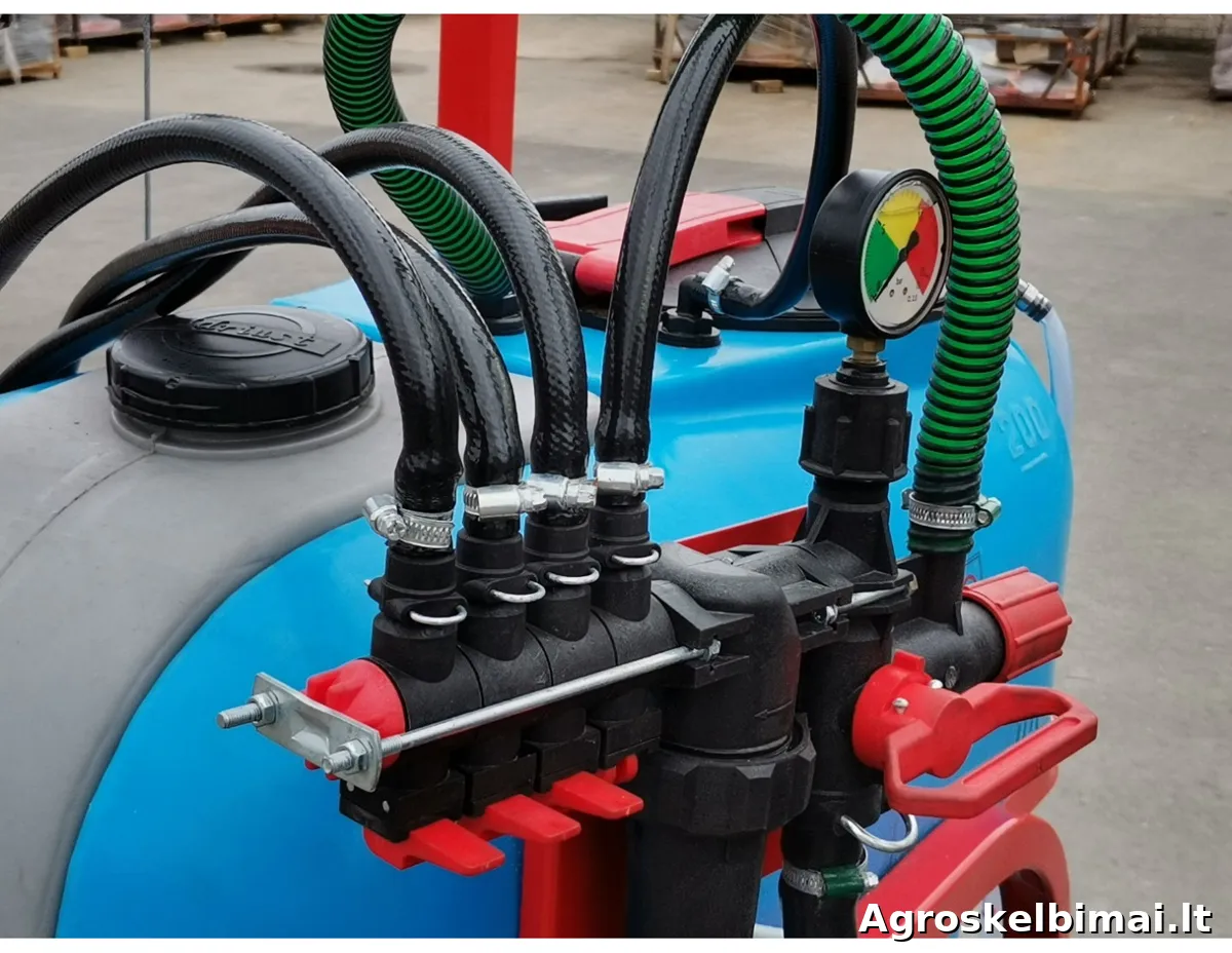 Purkštuvas (laistytuvas) JAR-MET 200 ltr - nuotrauka 5