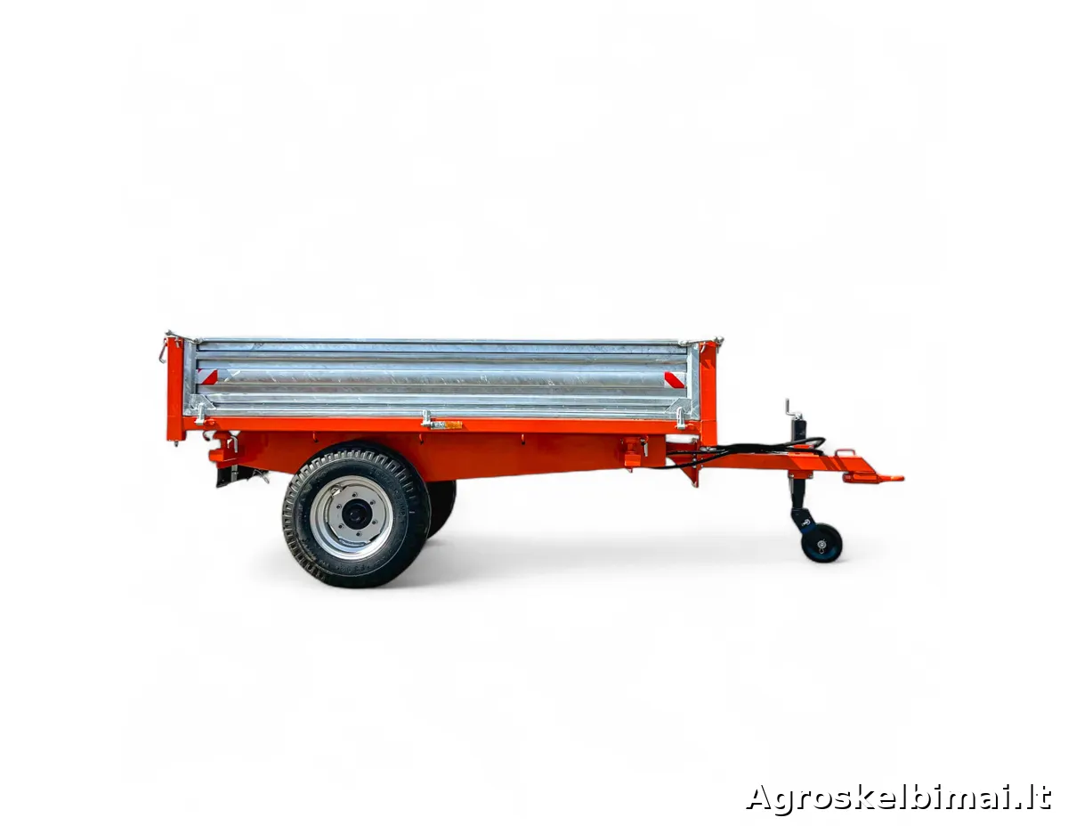 Puspriekabė 3,5T - nuotrauka 3