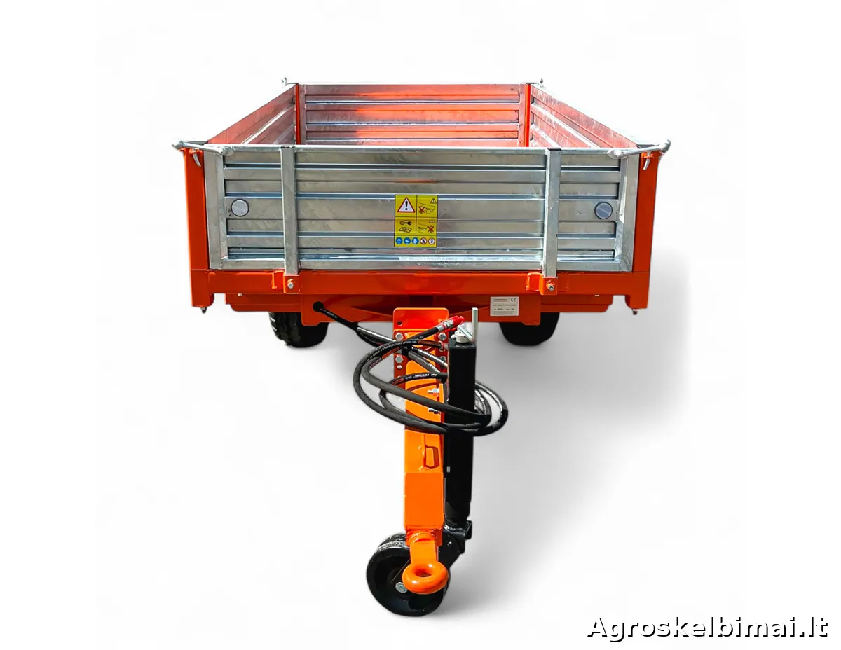 Puspriekabė 3,5T - nuotrauka 4