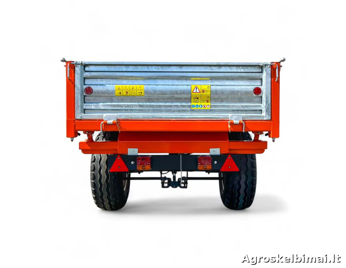 Puspriekabė 3,5T - nuotrauka 5