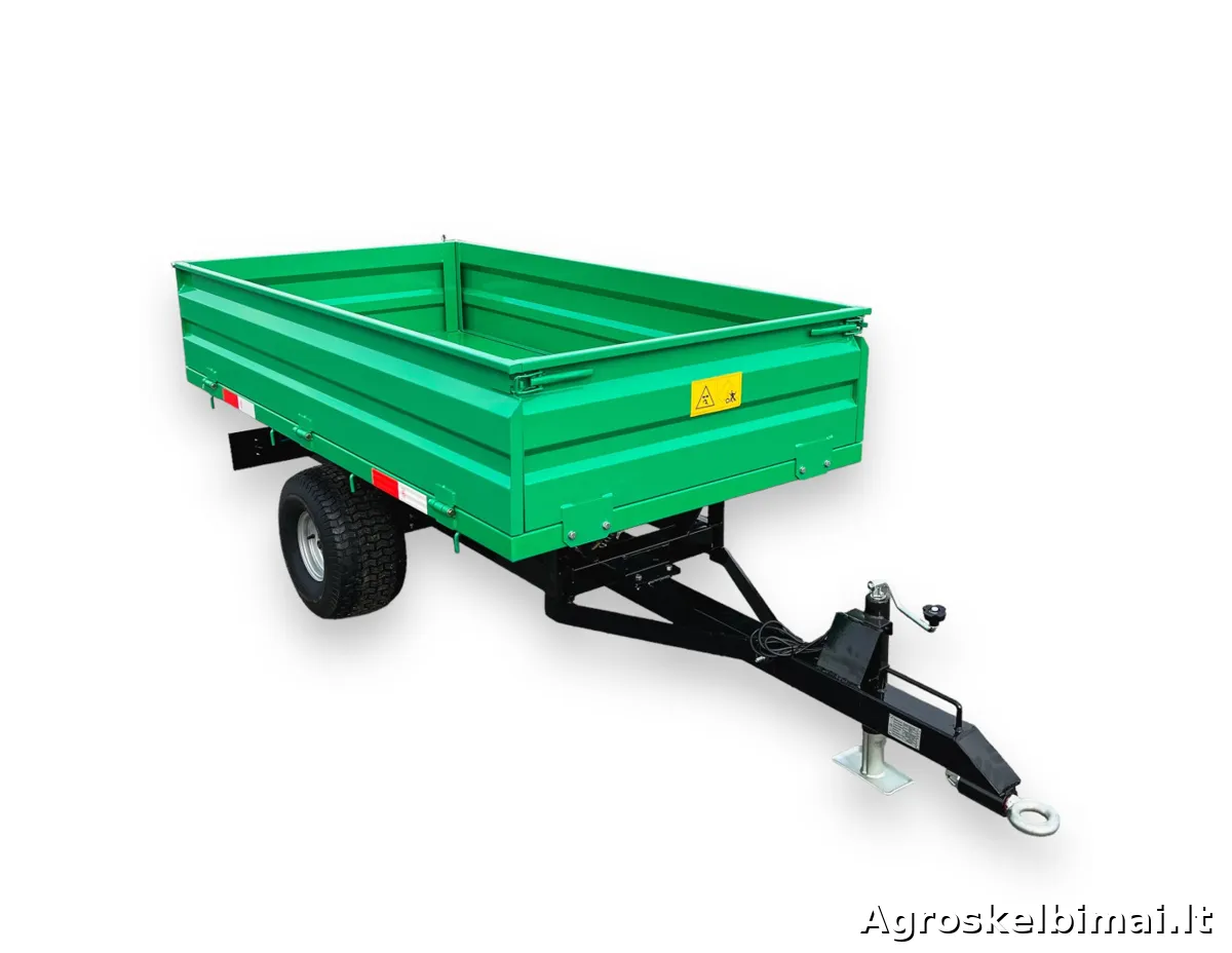 Puspriekabė "Sansen 1T2W" 1000kg - nuotrauka 2