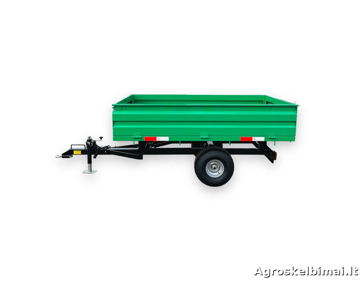 Puspriekabė "Sansen 1T2W" 1000kg - nuotrauka 4