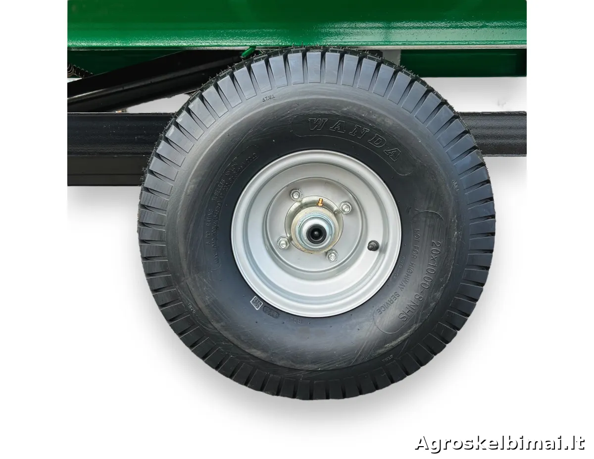 Puspriekabė "Sansen 1T2W" 1000kg - nuotrauka 9