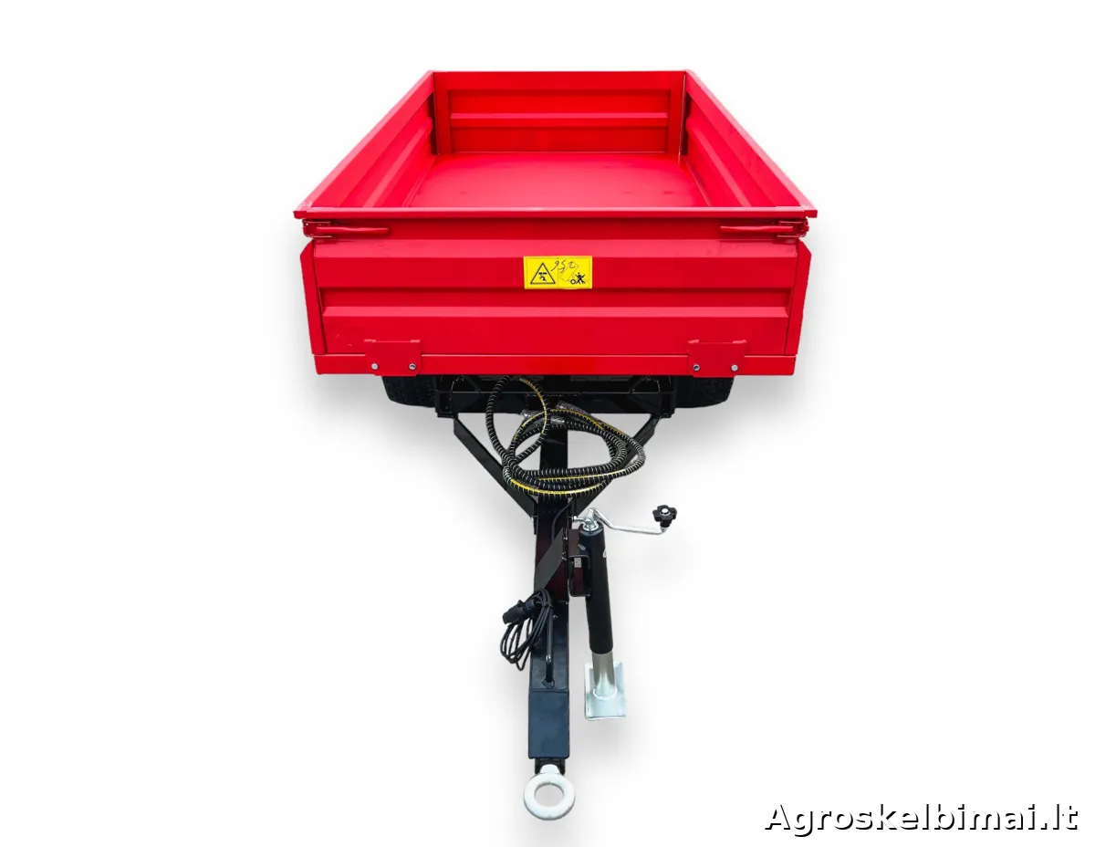 Puspriekabė "Sansen 2T4W" 2000kg - nuotrauka 2