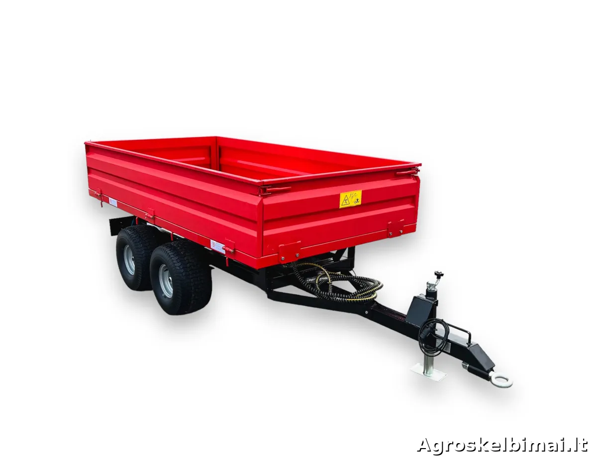 Puspriekabė "Sansen 2T4W" 2000kg - nuotrauka 10