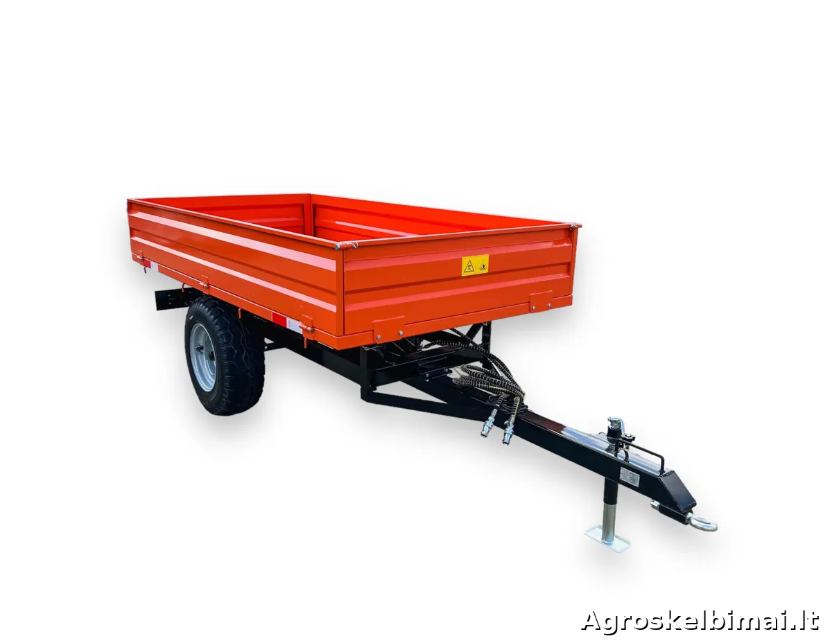 Puspriekabė "Sansen 3T2W" 3000kg - nuotrauka 2