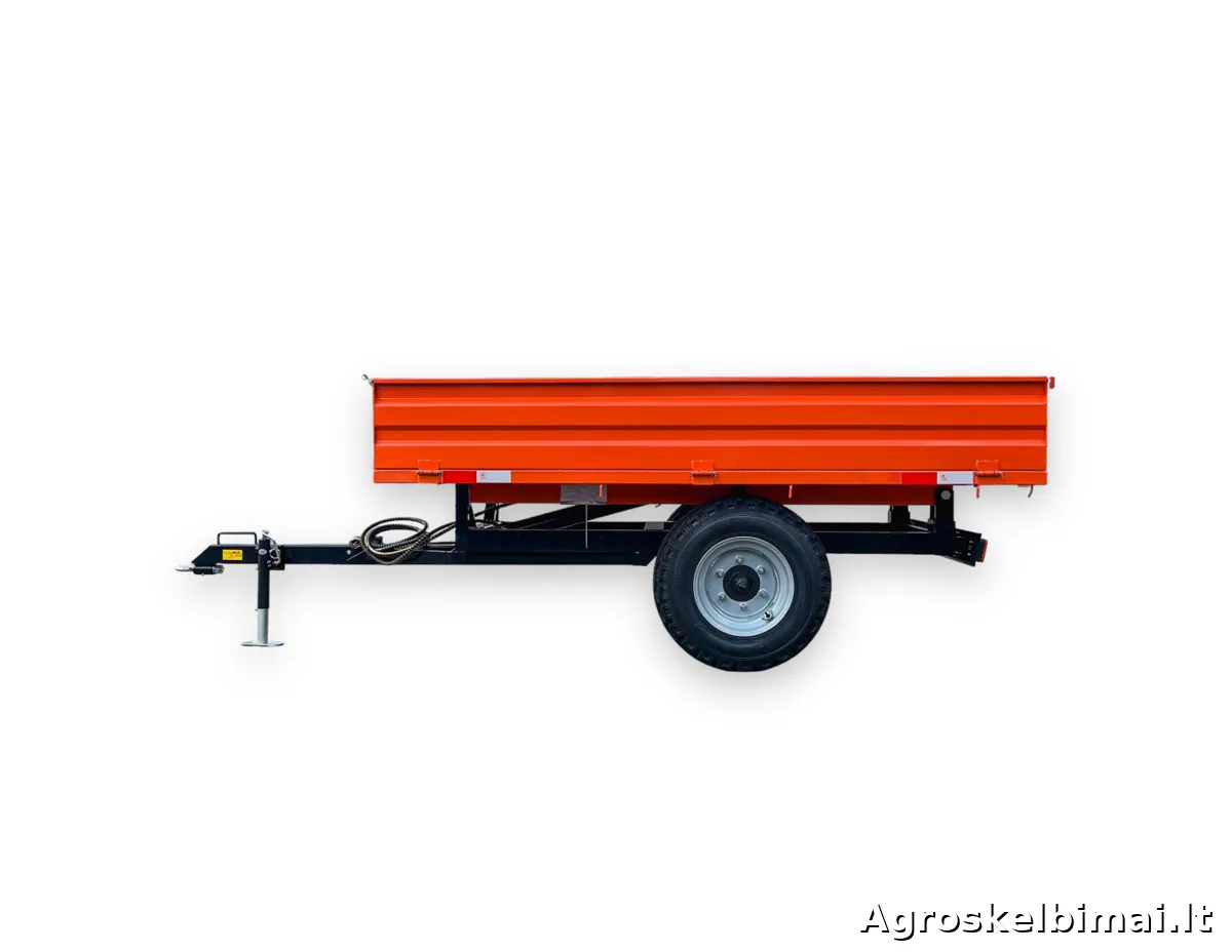 Puspriekabė "Sansen 3T2W" 3000kg - nuotrauka 3