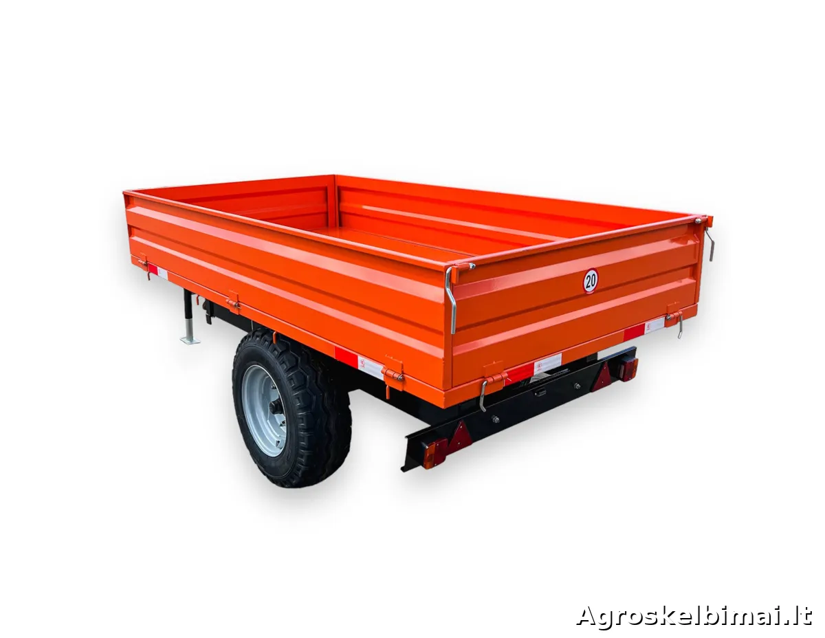 Puspriekabė "Sansen 3T2W" 3000kg - nuotrauka 6