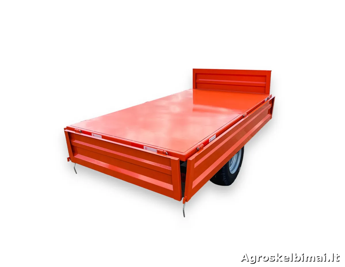 Puspriekabė "Sansen 3T2W" 3000kg - nuotrauka 7