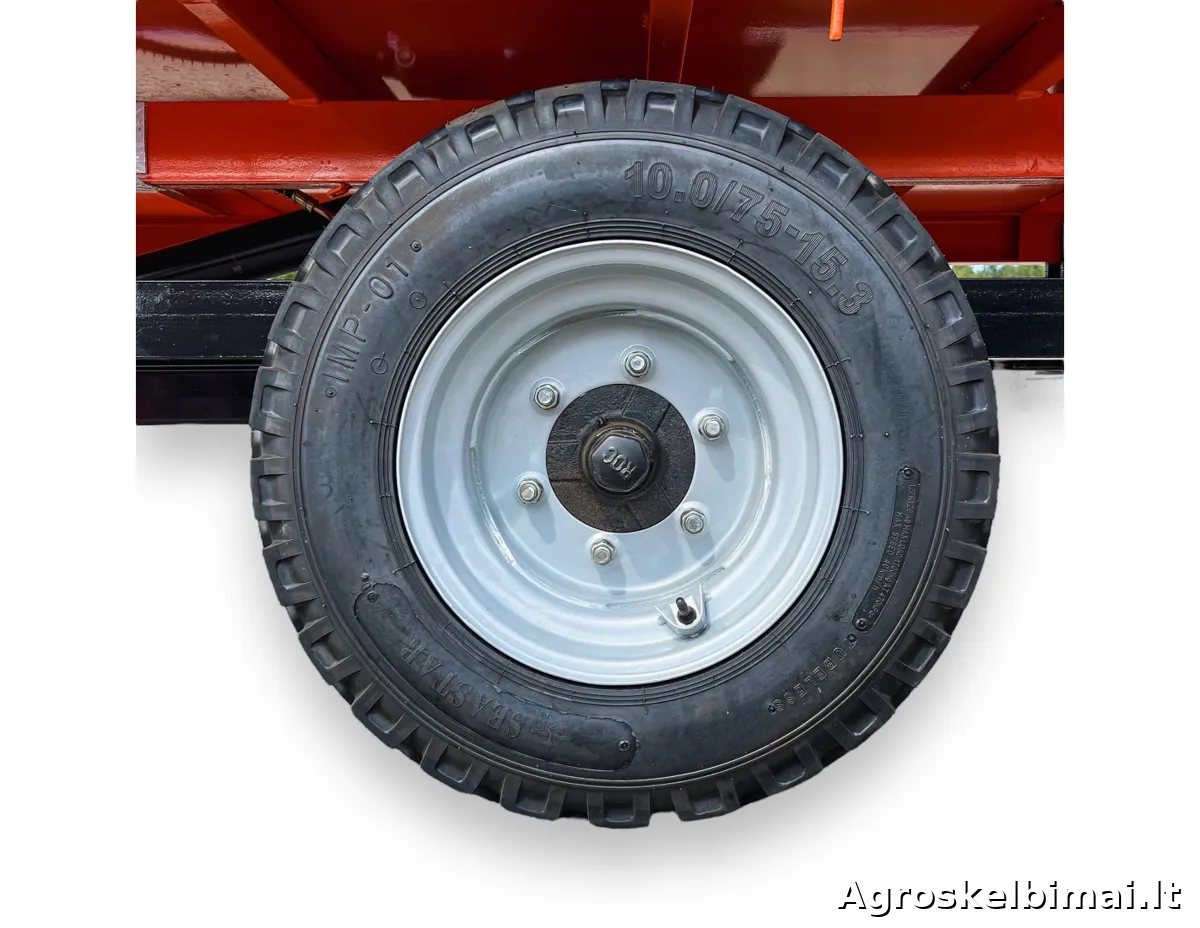 Puspriekabė "Sansen 3T2W" 3000kg - nuotrauka 8