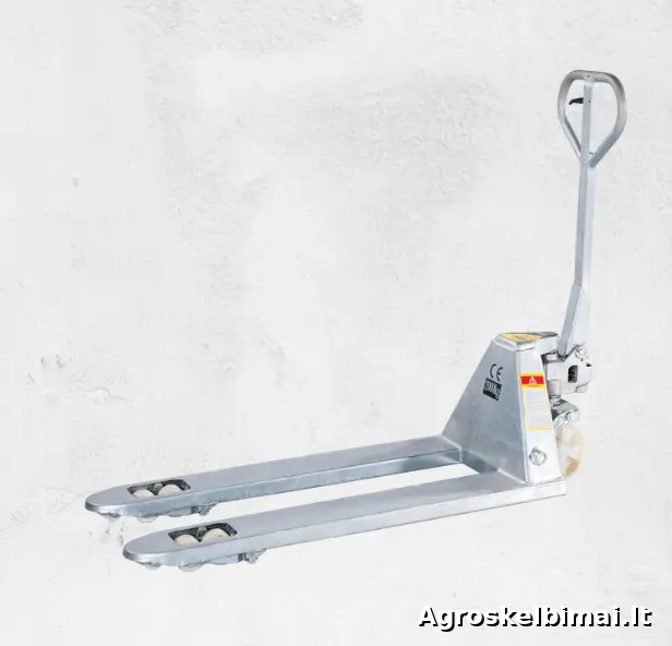 Rankinis cinkuotas palečių vežimėlis WH-25G