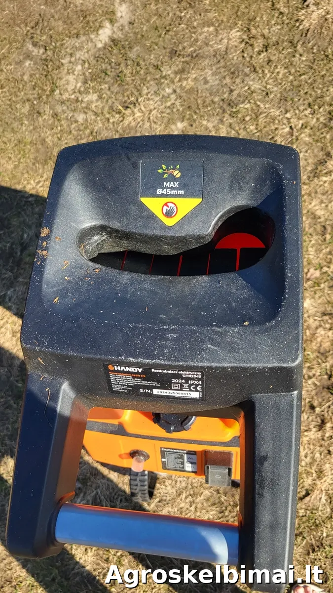 Šakų smulkintuvas Handy - Sodininkystė nuotrauka 3